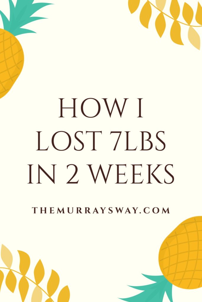 how to lose weight in a week 